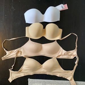 Lot of 34b or small nude white bras